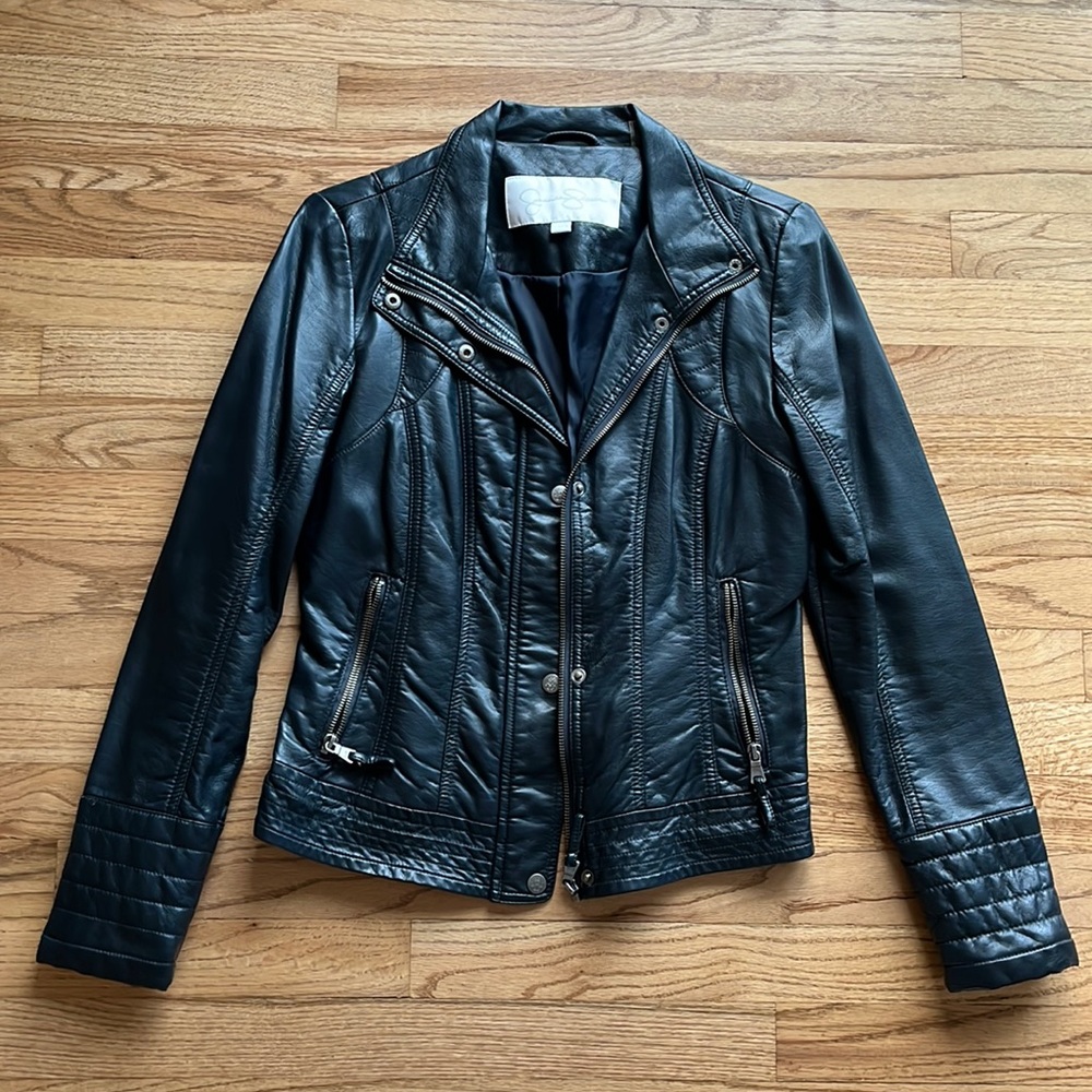 Jessica Simpson PU leather jacket